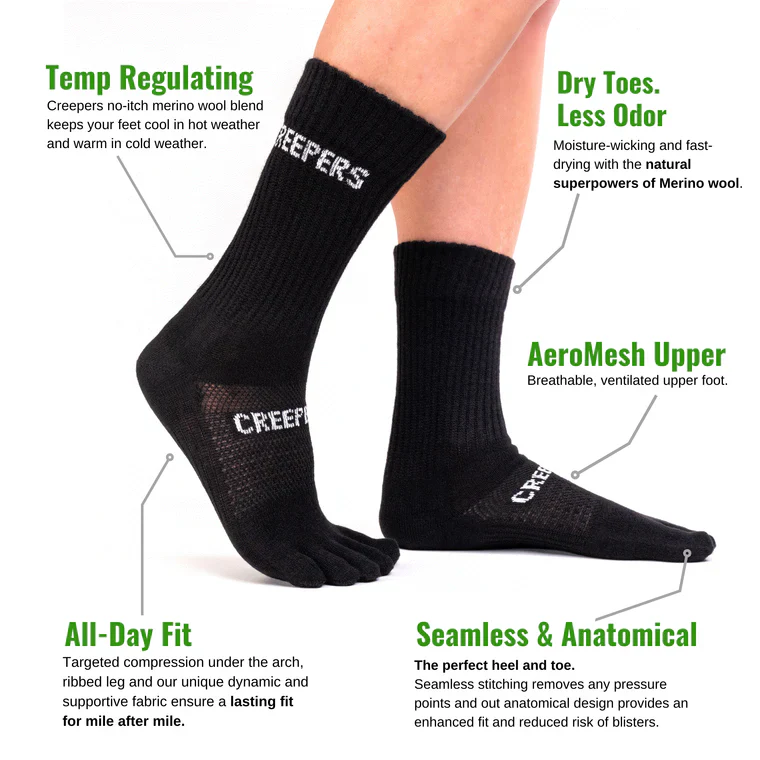 Creepers Merino Crew Sock - Image 6