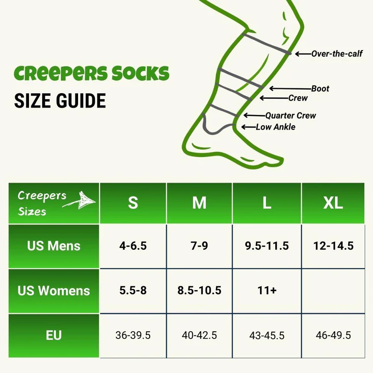 Creepers Merino Crew Sock - Image 7