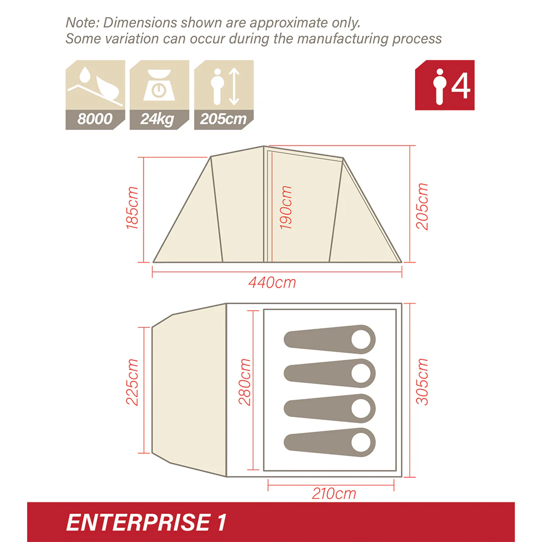 Enterprise 1 V3 Blackout Tent - Ultimate Bundle Deal - Image 11