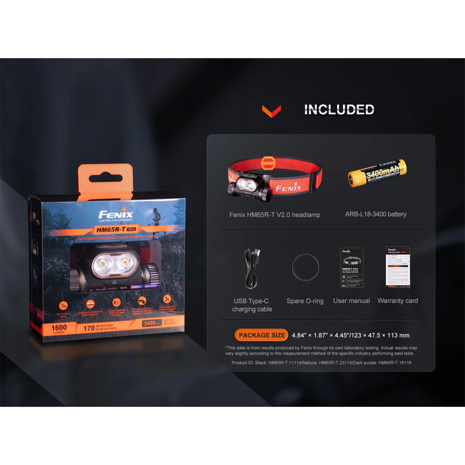 Fenix HM65R-T V2.0 1600 Lumen Head Torch - Image 3