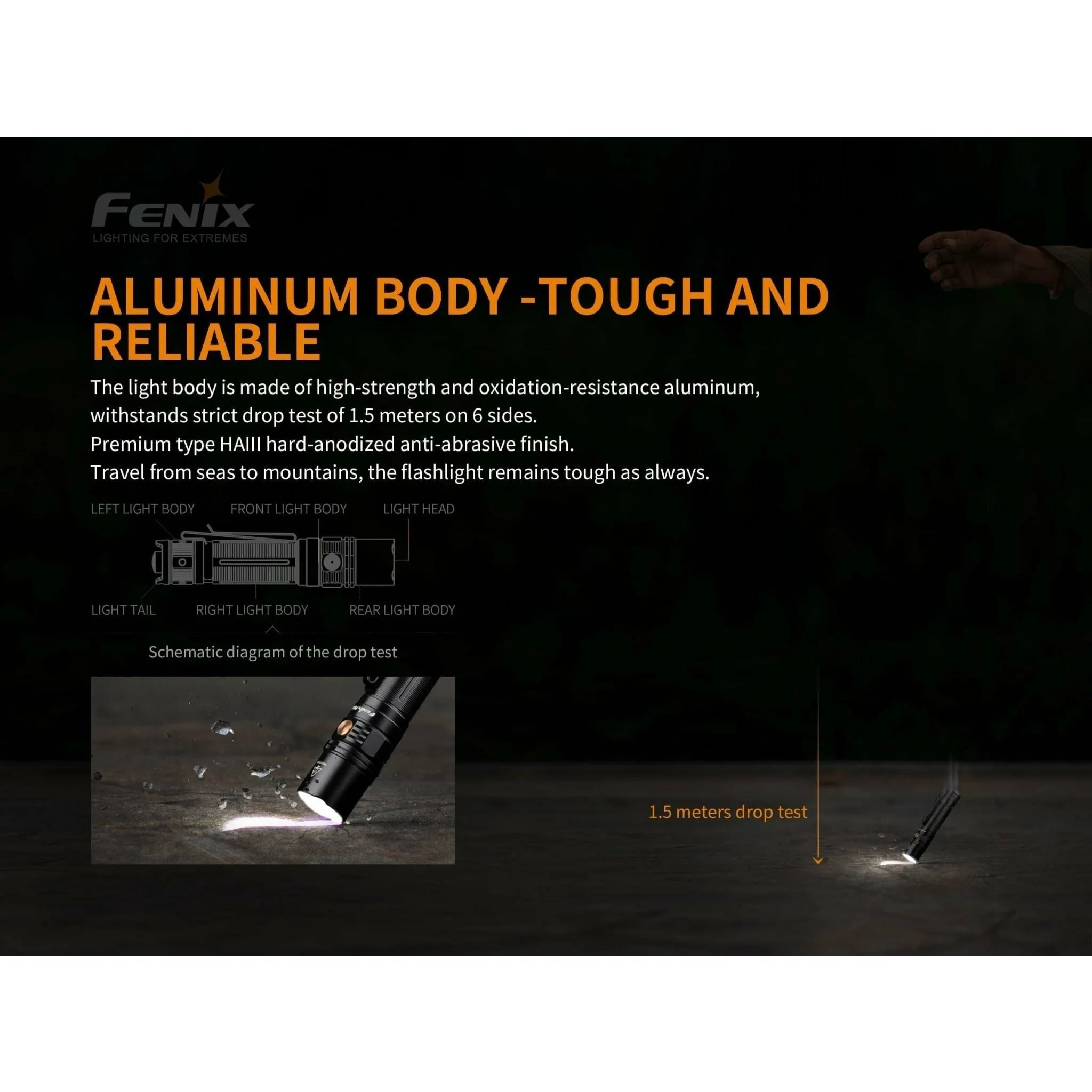 Fenix PD36R 1600 Lumen Rechargeable Torch - Image 4