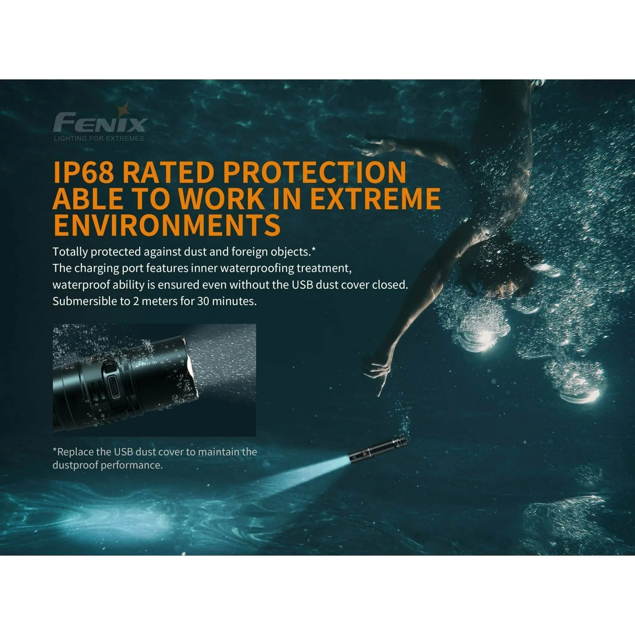 Fenix PD36R 1600 Lumen Rechargeable Torch - Image 5