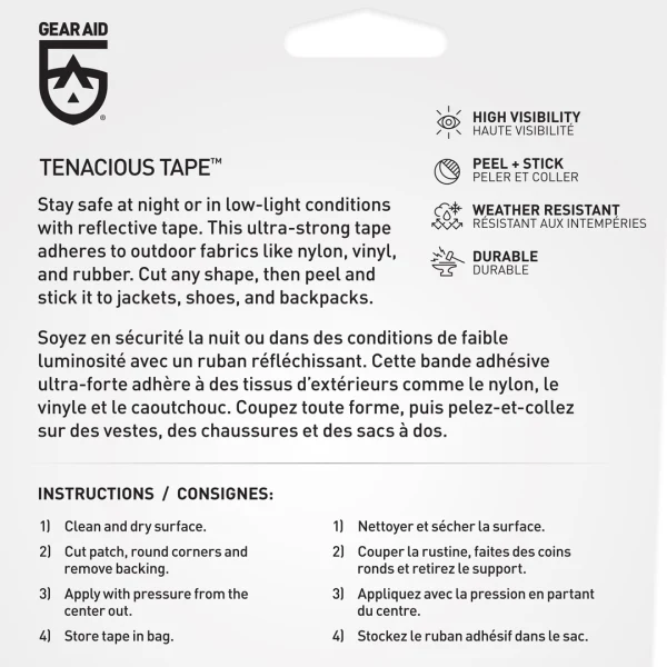Gear Aid Tenacious Tape - Reflective Roll - Image 7