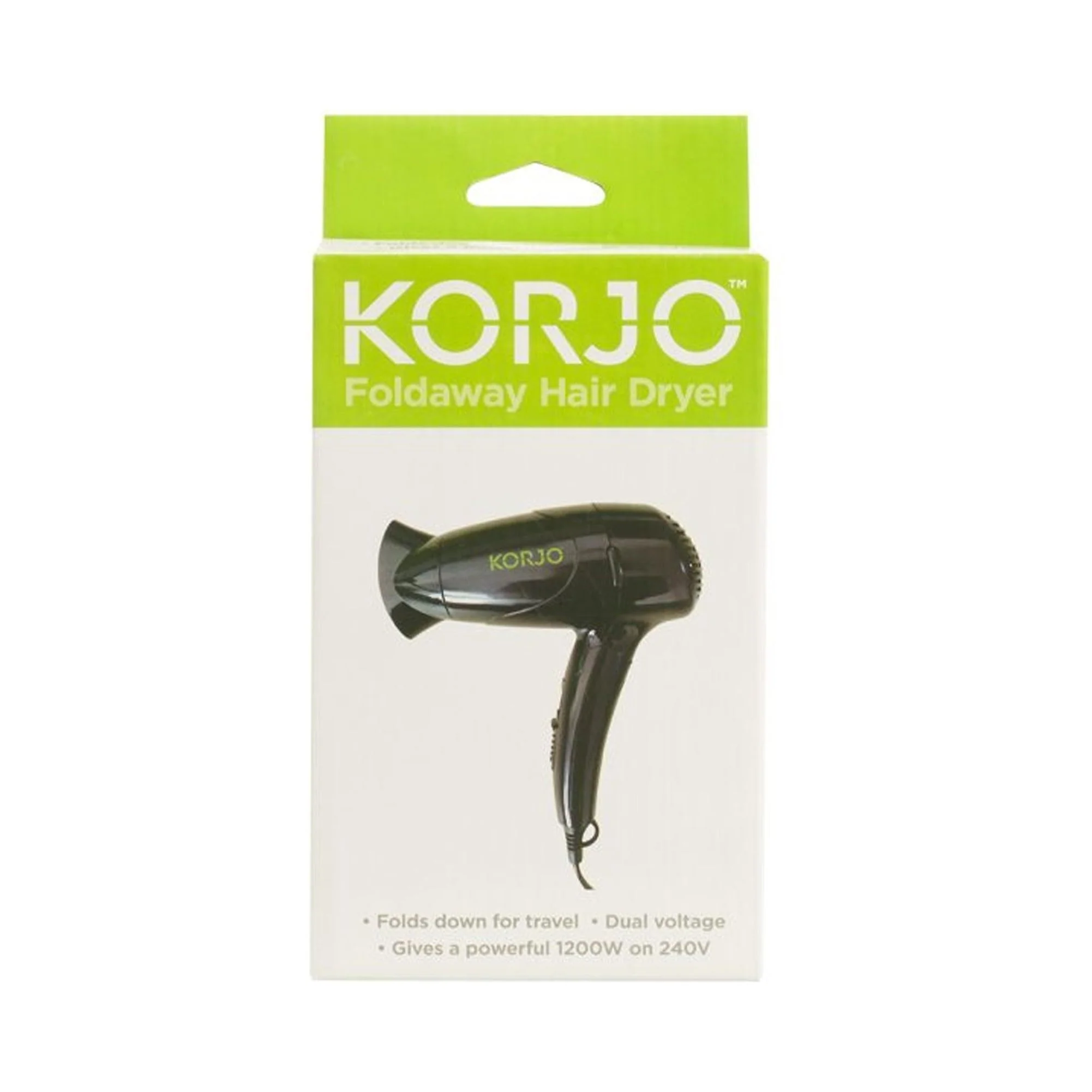 Korjo Folding Travel Hair Dryer - Image 3