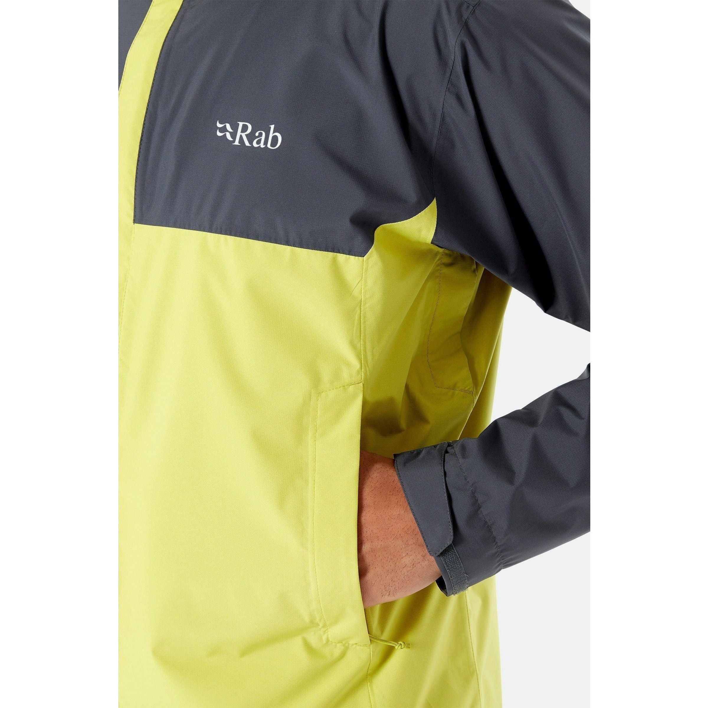 Mens Rab Downpour Eco Jacket - Image 10