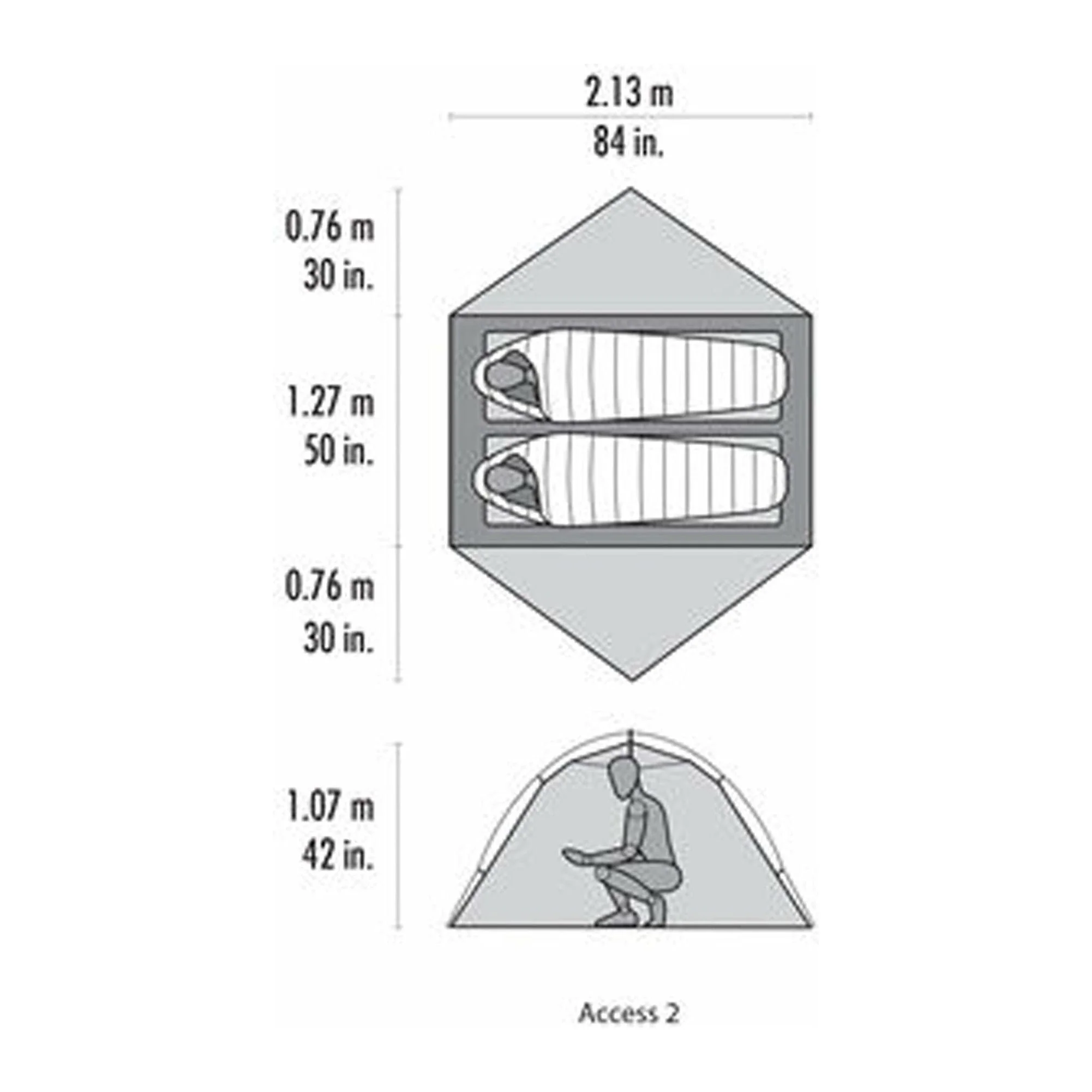MSR Access 2 - 4 Season Tent - Image 5