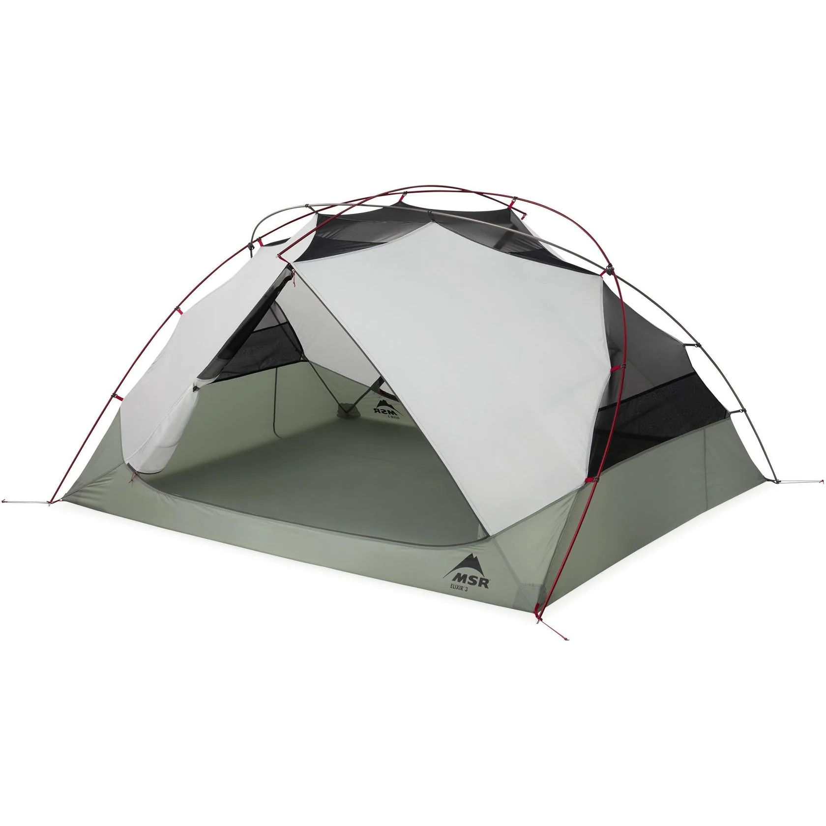 MSR Elixir 3 Person Hiking Tent with Footprint - Image 4