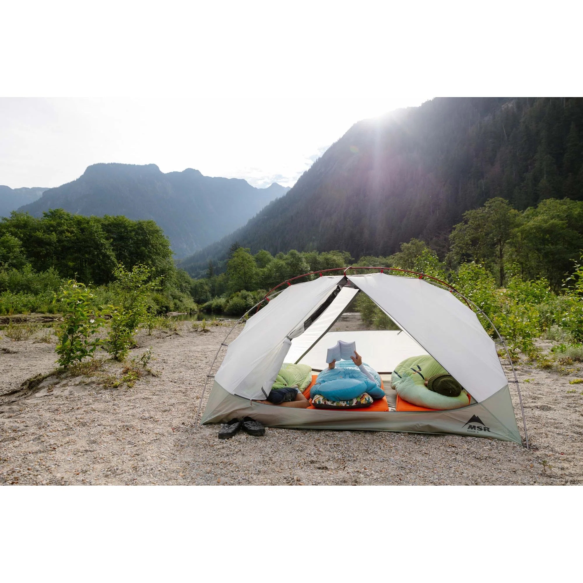 MSR Elixir 4 Person Hiking Tent with Footprint - Image 13