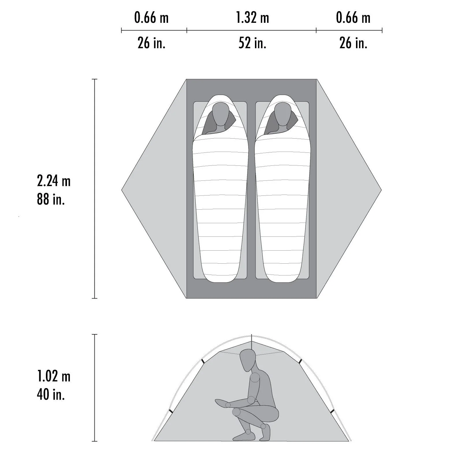 MSR Hubba Hubba LT 2 Hiking Tent 2025 - Image 6