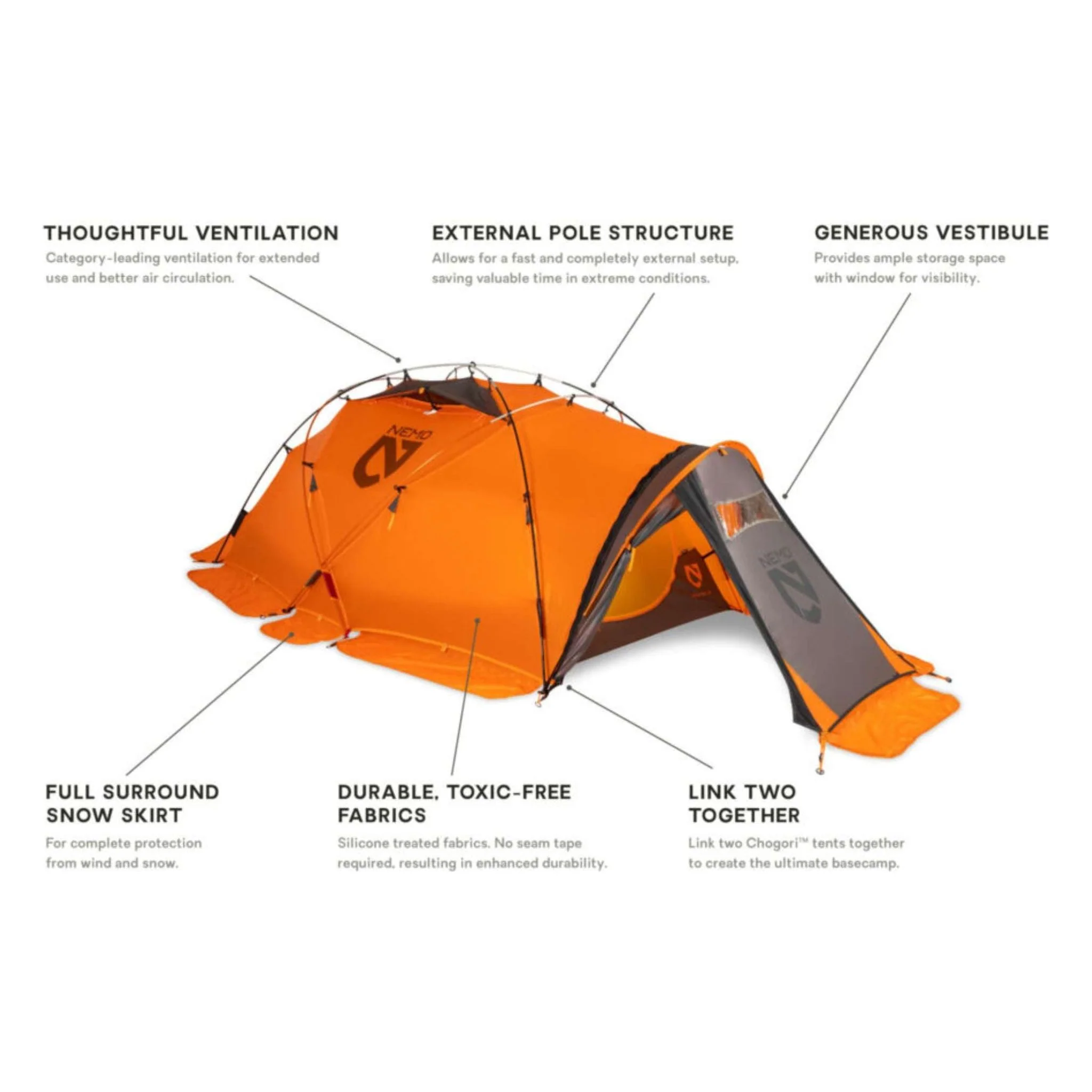 Nemo Chogori Tent - 2 Person - Image 7