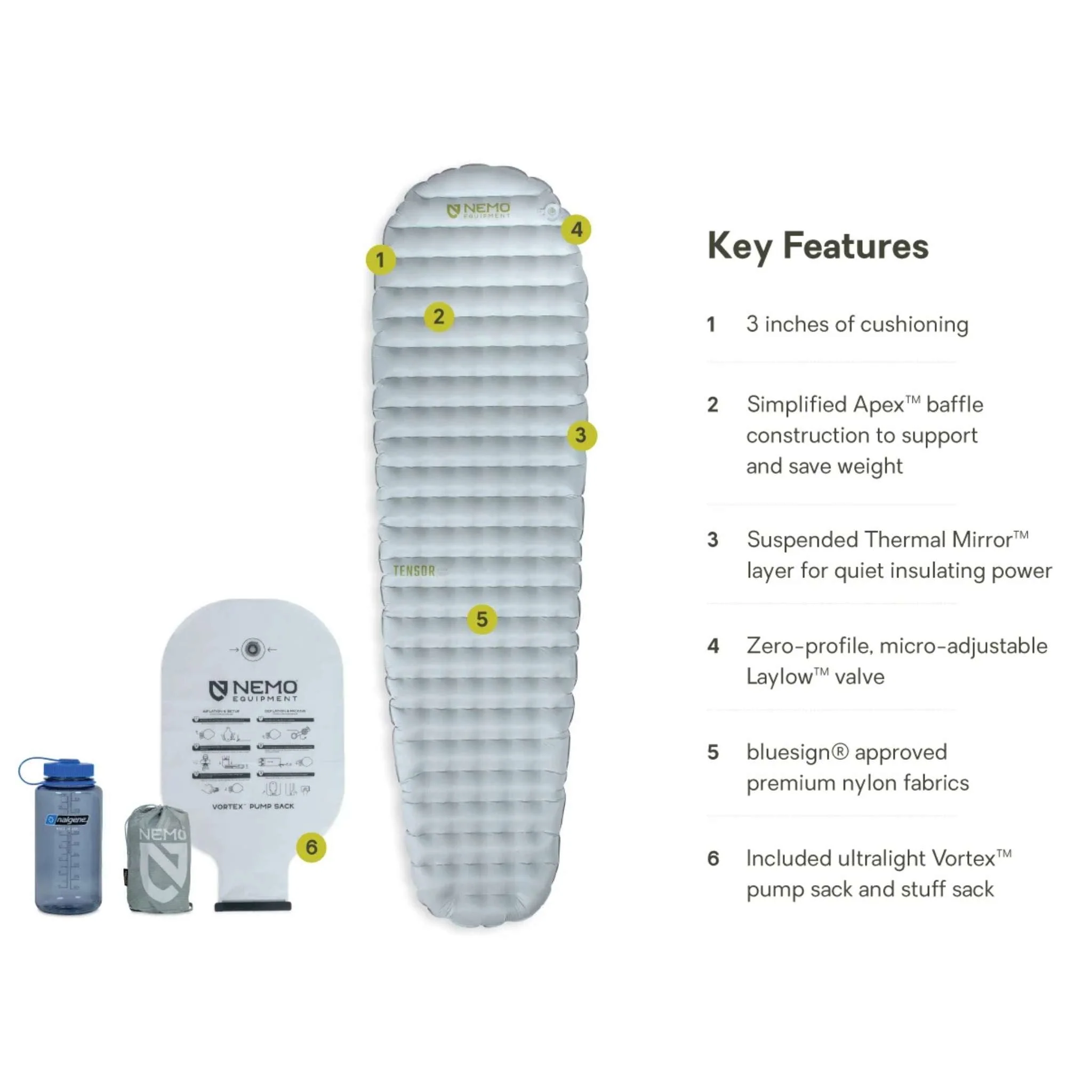 Nemo Tensor Elite Sleeping Pad - Regular Mummy - Image 3