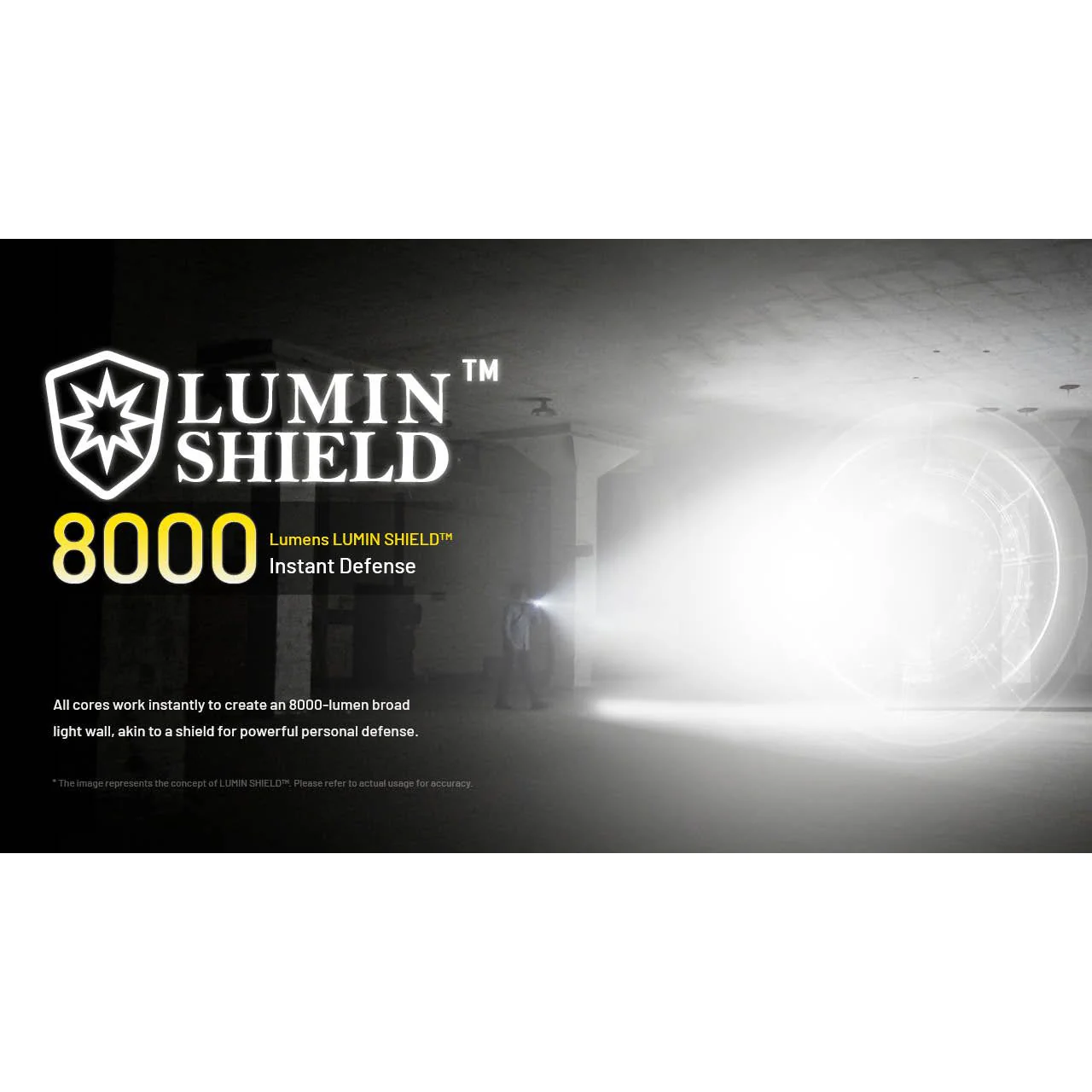 Nitecore EDC37 8000 Lumen USB-C Rechargeable Flat EDC Flashlight - Image 3