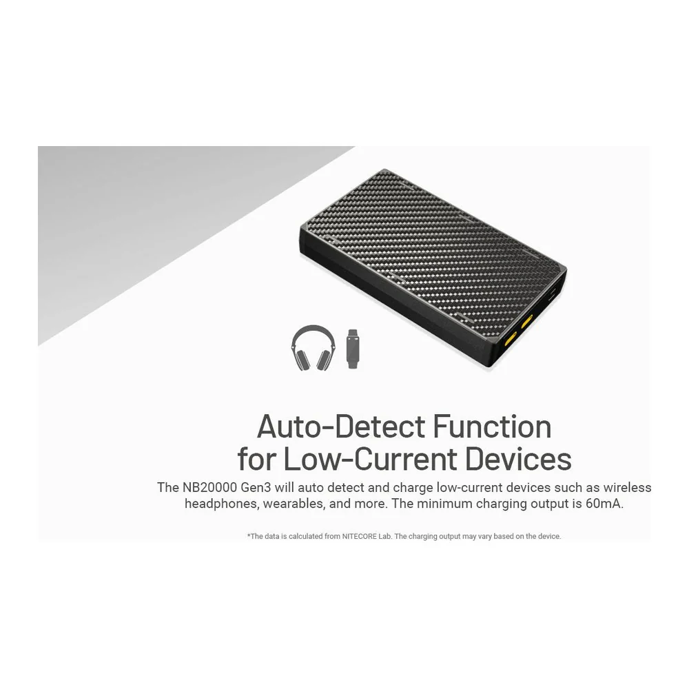 Nitecore NB20000 Gen3 USB-C 20000mAh Power Bank - Image 8