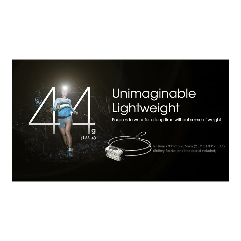 NITECORE NU21 Ultra Lightweight Rechargeable Headtorch (360 Lumens) - Image 7