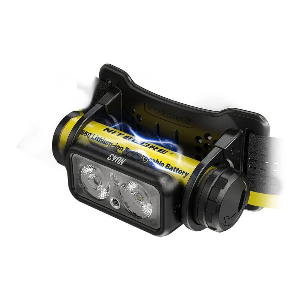NITECORE NU43 1400 Lumen Super Light Rechargeable Headlamp - Image 4