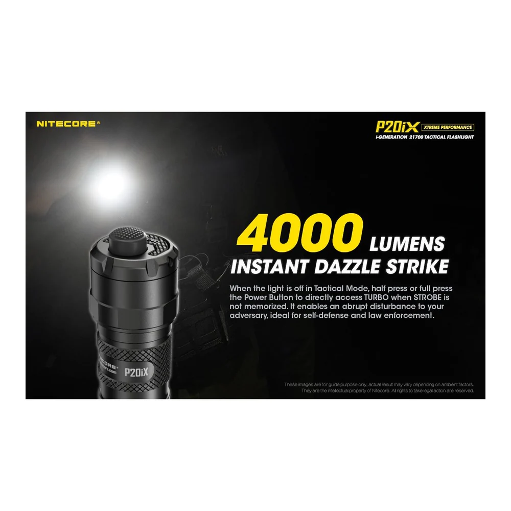 Nitecore P20iX - 4000 lumens - Image 5