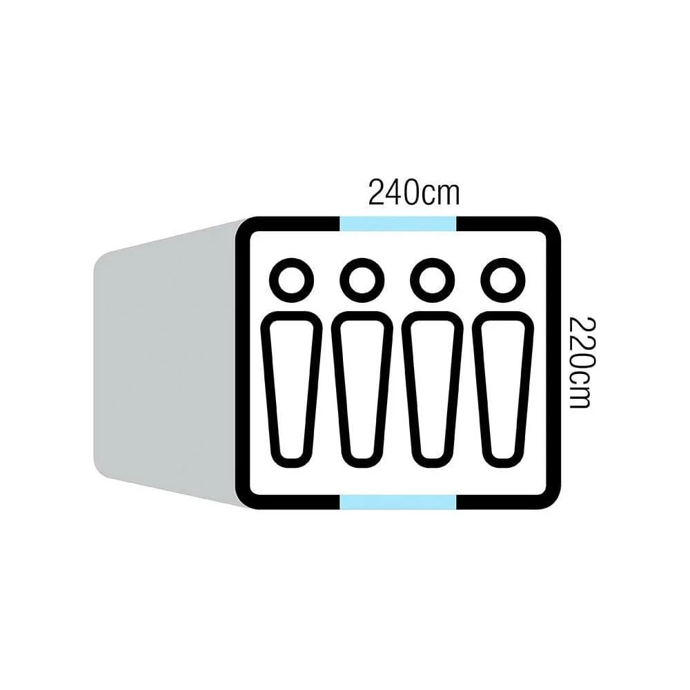 OZtrail Tasman 4V Dome Tent - Image 6