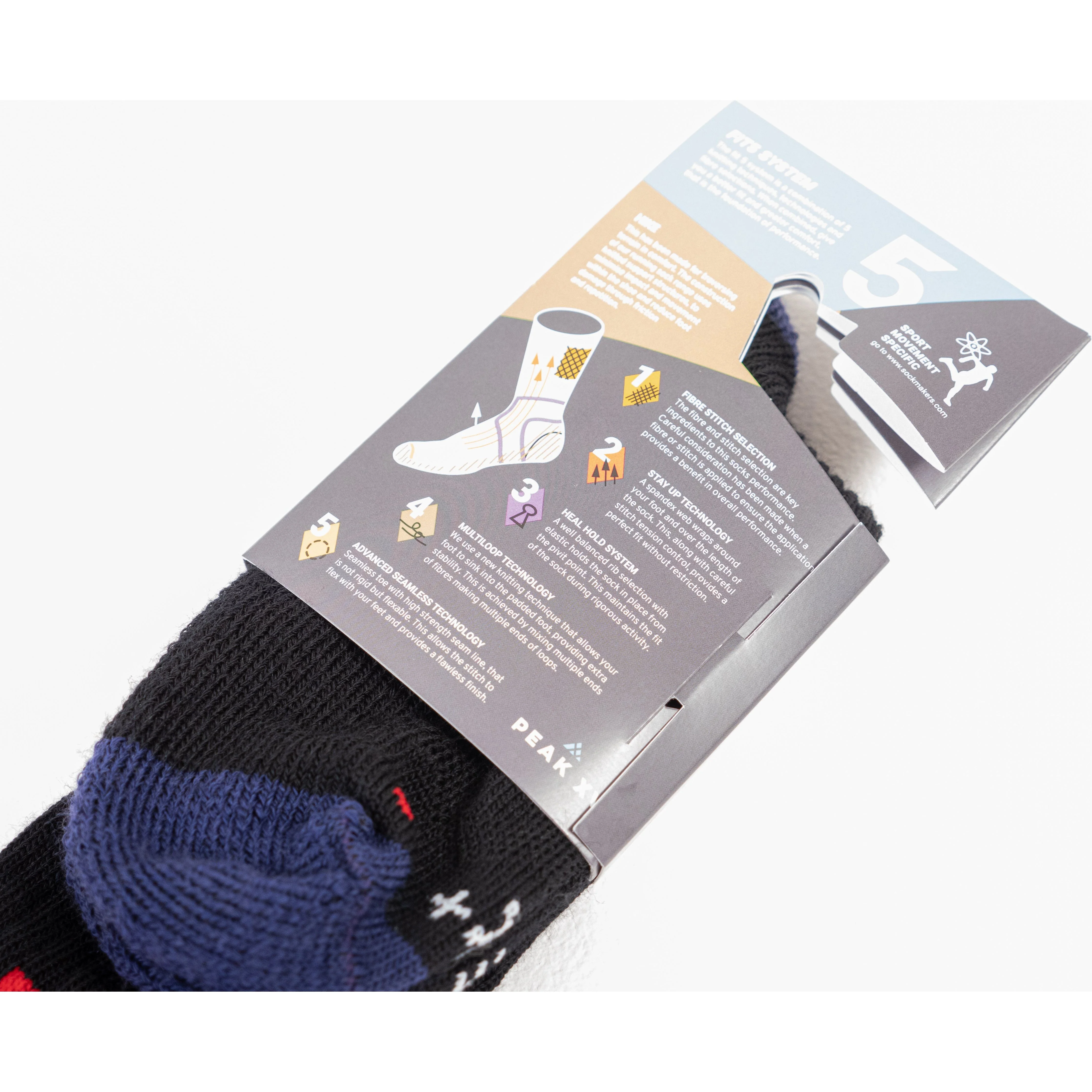 Peak XV Merino Hiker Sock - Image 3