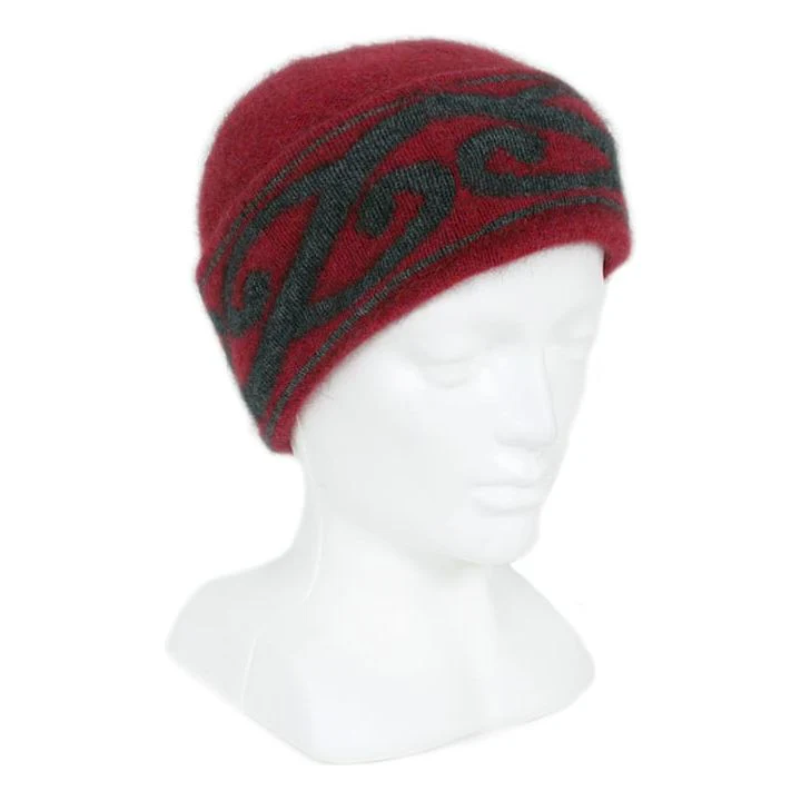 Possum Merino Aroha Beanie - Lothlorian Knitwear - Image 6