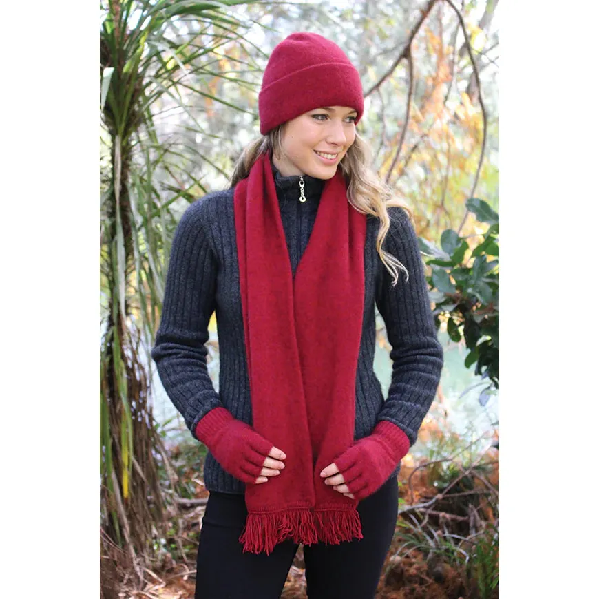 Possum Merino Fingerless Glove - Lothlorian Knitwear - Image 13
