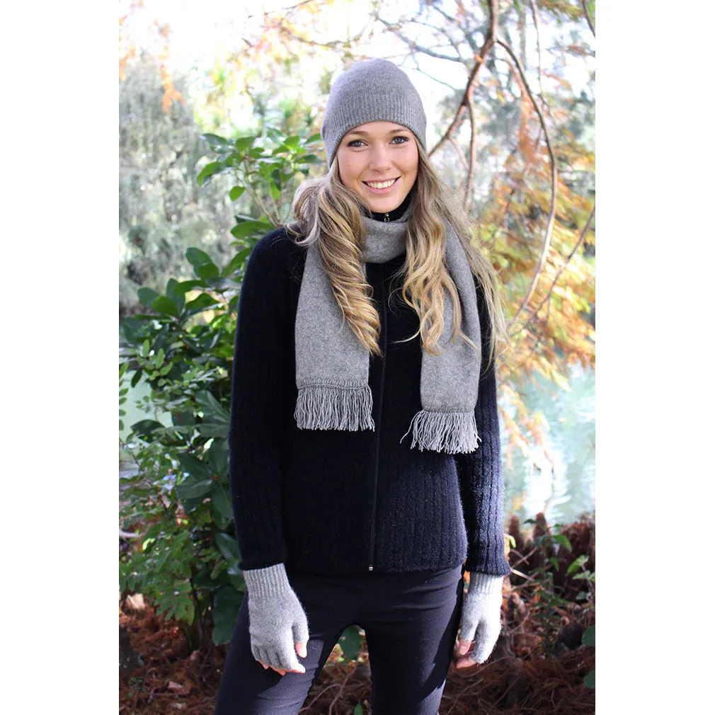 Possum Merino Fingerless Glove - Lothlorian Knitwear - Image 15