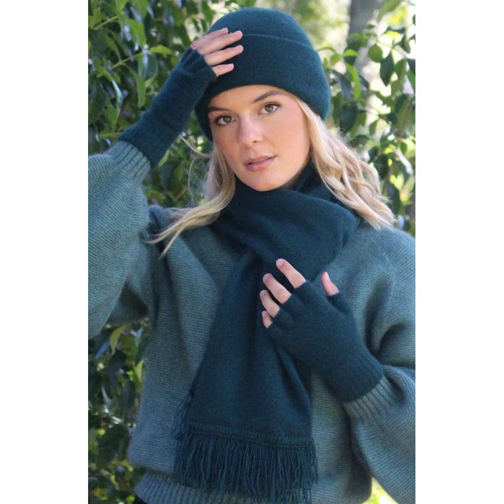 Possum Merino Fingerless Glove - Lothlorian Knitwear - Image 19