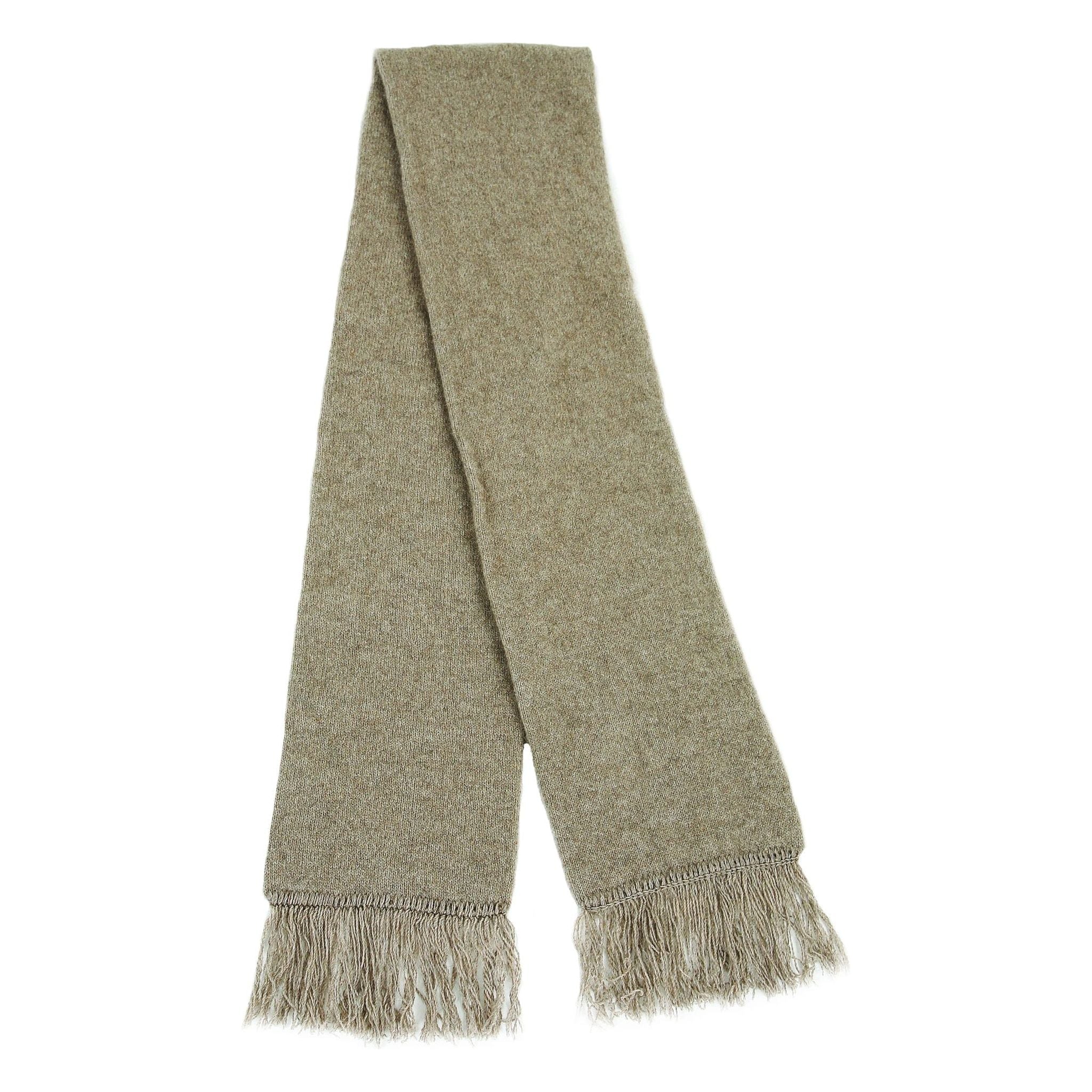 Possum Merino Plain Double Scarf - Lothlorian Knitwear - Image 2