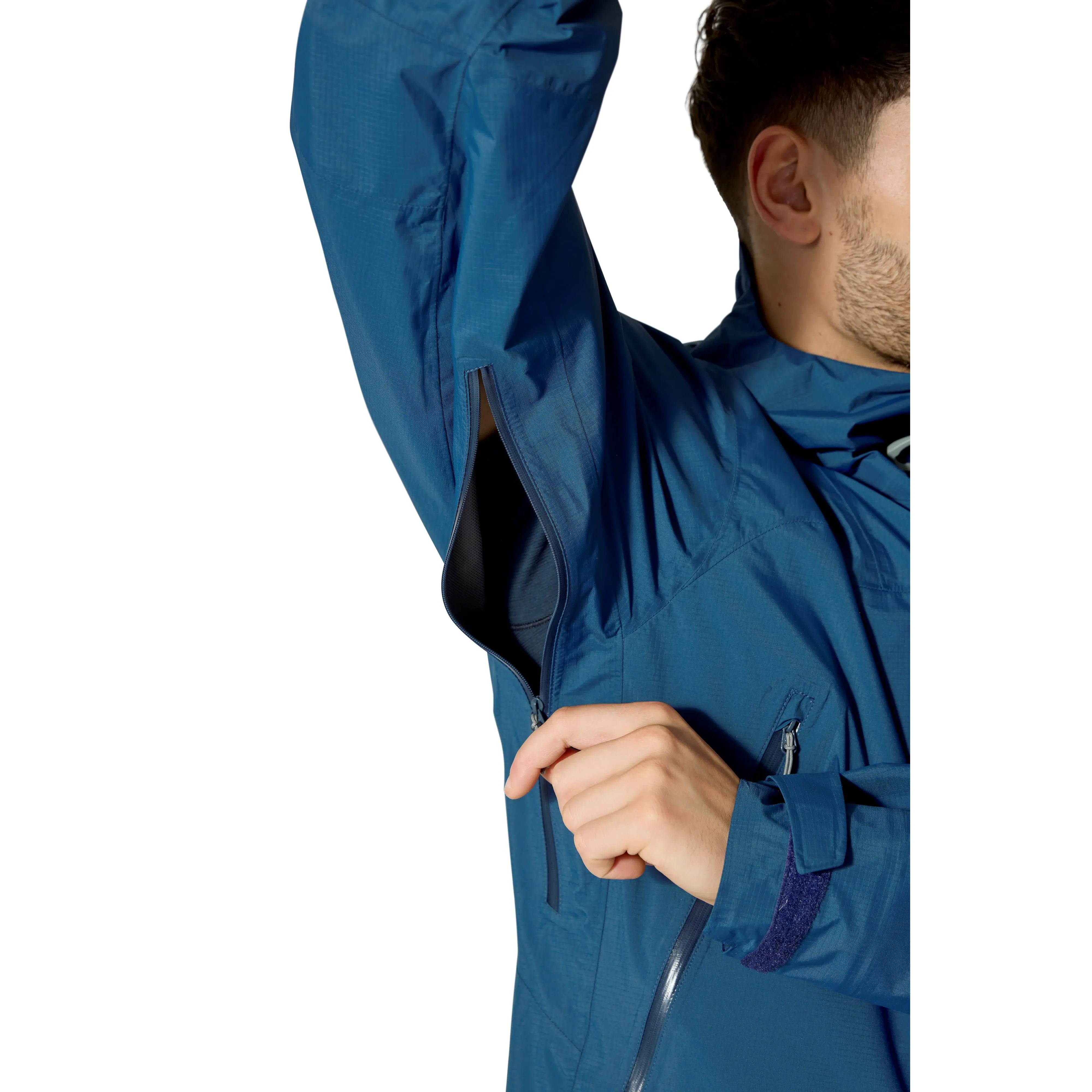 Rab Mens Downpour Mountain Waterproof Jacket - Image 6