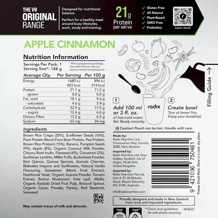 Radix Original 400 Apple and Cinnamon - Image 3