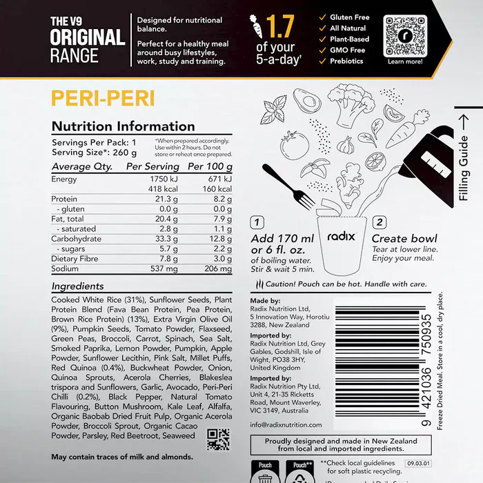 Radix Original 400 Plant-Based Peri-Peri - Image 3