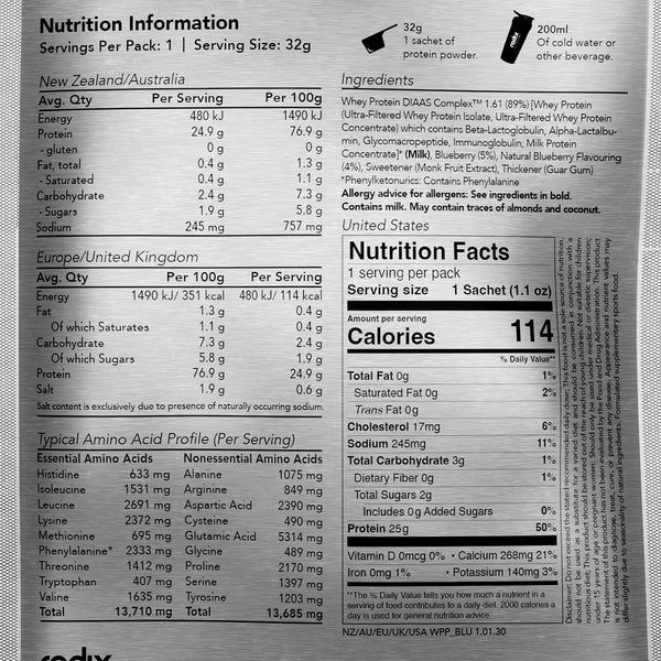 Radix Whey Protein DIAAS Complex 1.61 Bluberry - Image 3