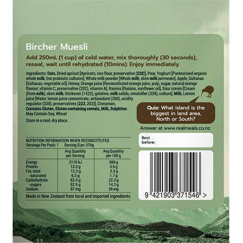 Real Meals Breakfast | Bircher Muesli - Image 3
