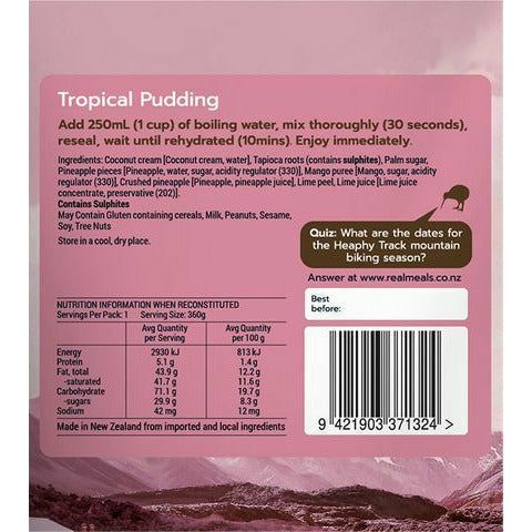 Real Meals DESSERT | Tropical Pudding - Image 3
