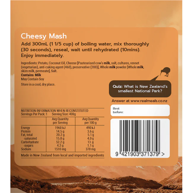 Real Meals DINNER | Cheesy Mash - Image 3