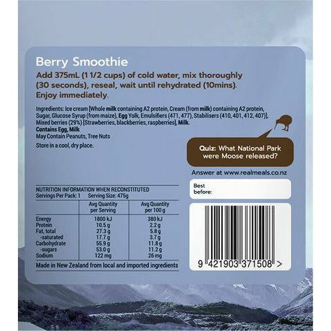 Real Meals SNACK | Berry Smoothie - Image 3