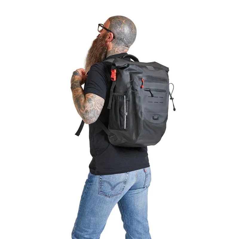 Red Adventure Waterproof Backpack 30L - Image 3