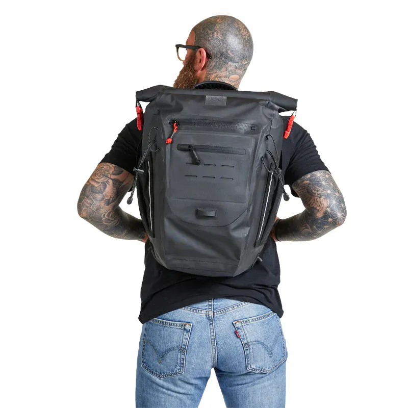 Red Adventure Waterproof Backpack 30L - Image 6