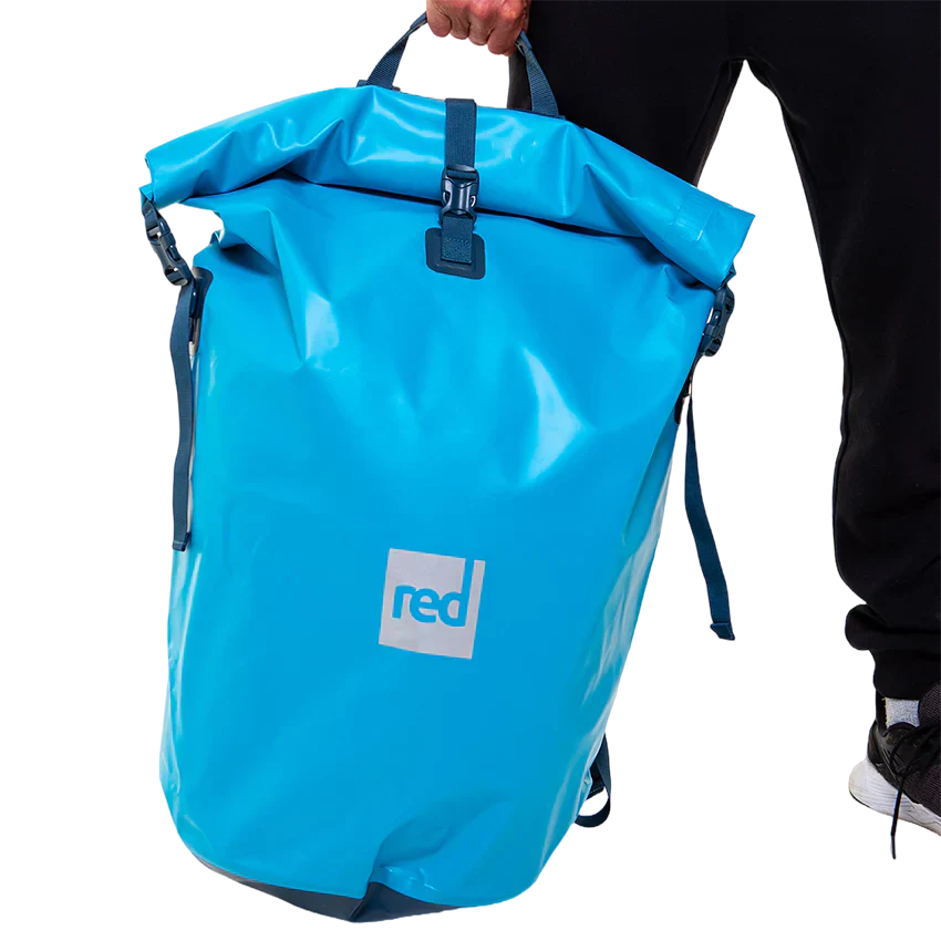 Red Paddle Waterproof Roll Top Dry Bag Backpack - Image 11