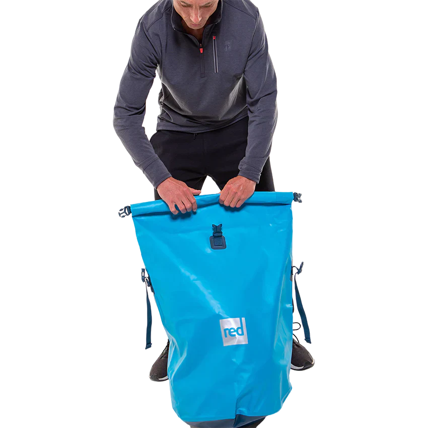 Red Paddle Waterproof Roll Top Dry Bag Backpack - Image 14