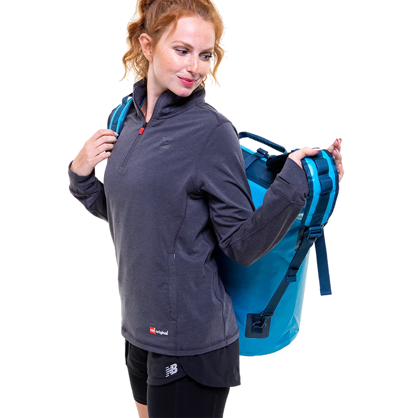 Red Paddle Waterproof Roll Top Dry Bag Backpack - Image 4