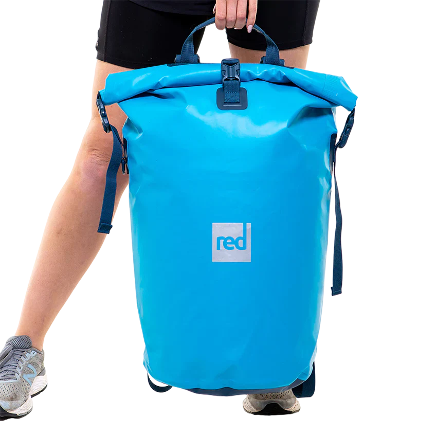 Red Paddle Waterproof Roll Top Dry Bag Backpack - Image 5
