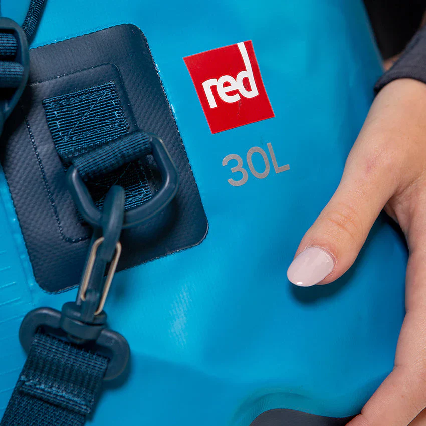 Red Paddle Waterproof Roll Top Dry Bag Backpack - Image 7