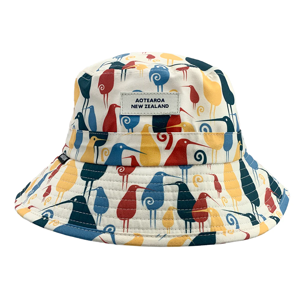 Wild Kiwi Bucket Hat - Retro Kiwi
