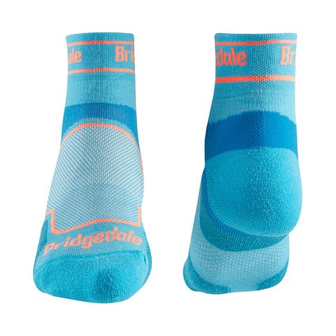 Womens Bridgedale TRAIL RUN Ultralight C/max Sport Fit 3/4 Crew - Image 2