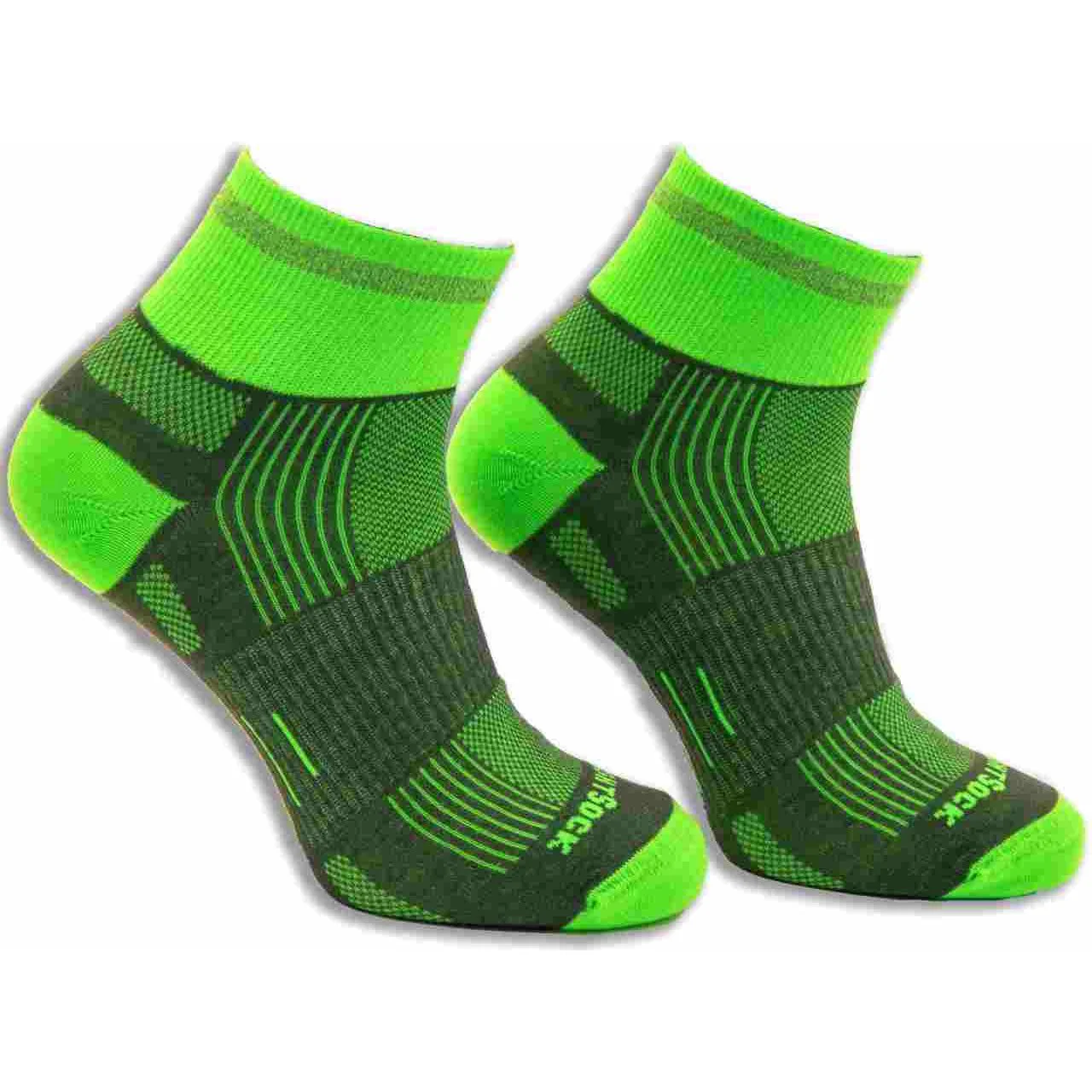 Wrightsock Run Reflective Quarter Socks - Image 2